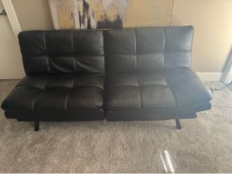 Black Futon/2 Royal BlueCouches