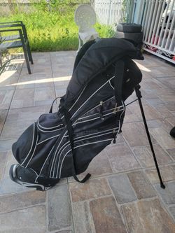 Golf Stand Bag Golf Club Bag w/6 Large Way Top Dividers & 7 Pockets, Lightweight Golf Carry Bag