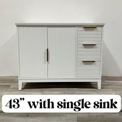 Clearance On 43" Bathroom Vanity Stone Countertop  (new in Box)