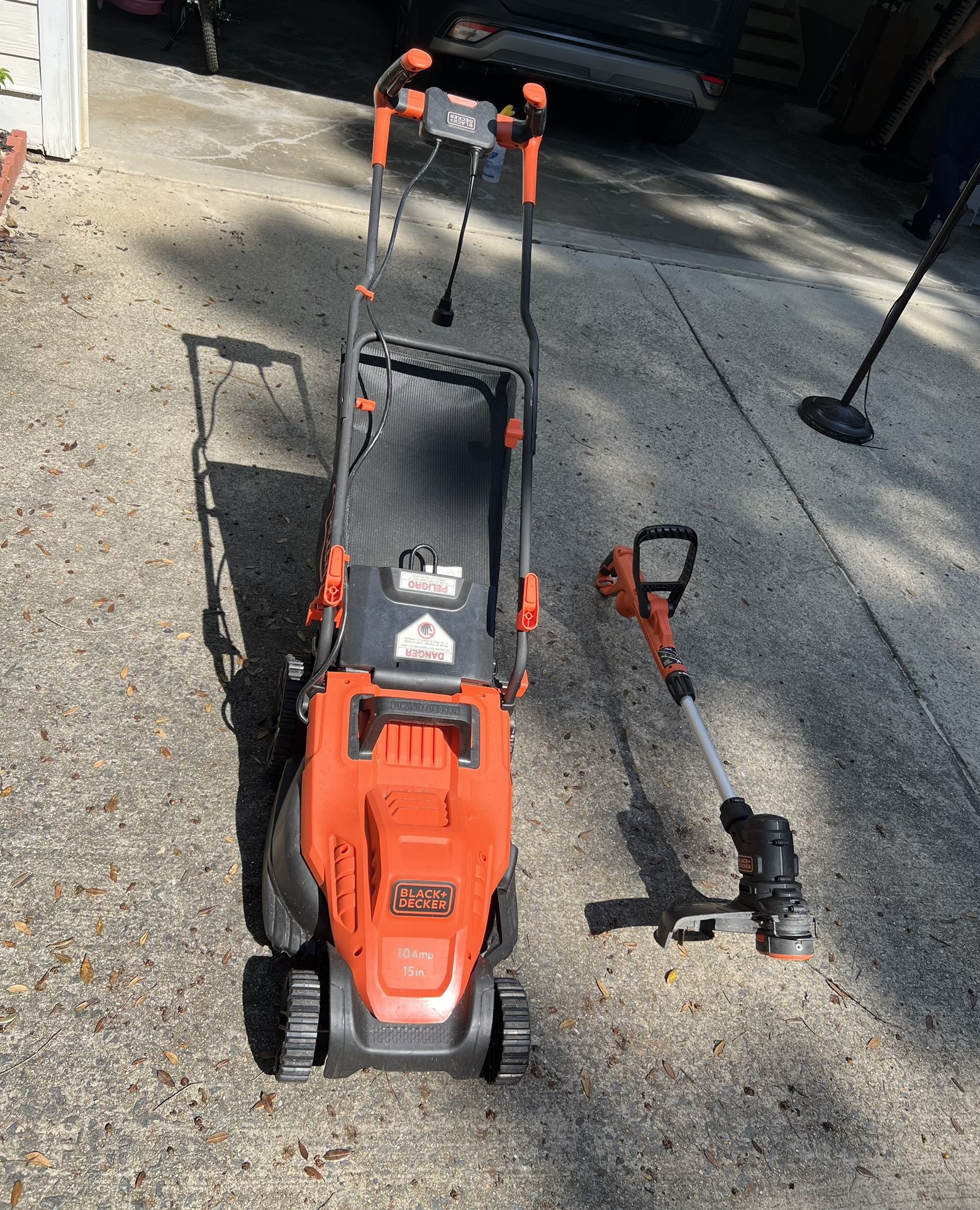 Electric Corded Lawn Mower & Weed Wacker