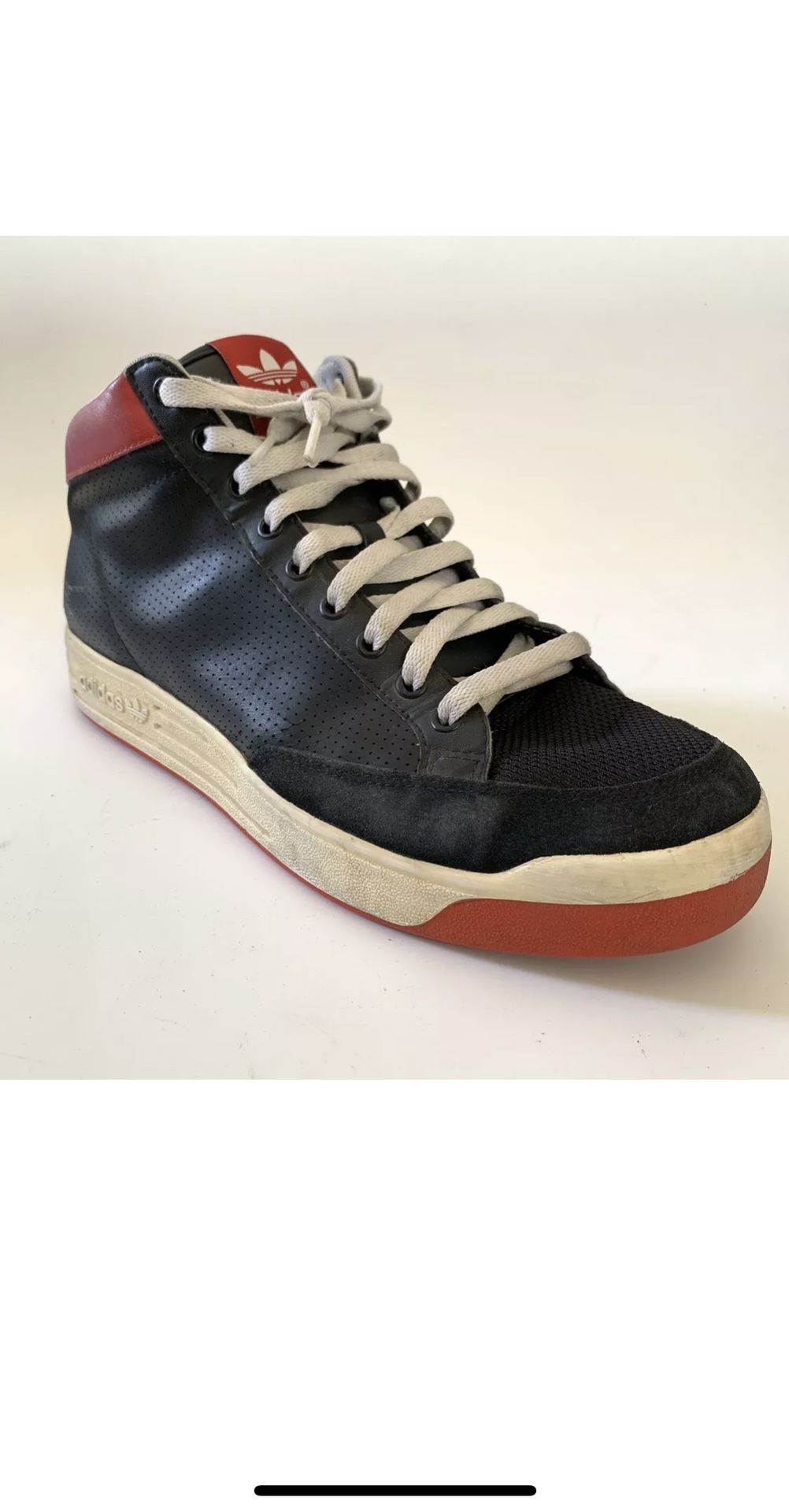 Adidas Originals Rod Laver MID Sneaker ~ Black & Red ~ Men's Size US 10 ~ G21886