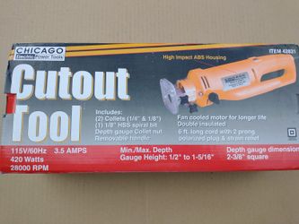 Chicago Electric Cutout Tool