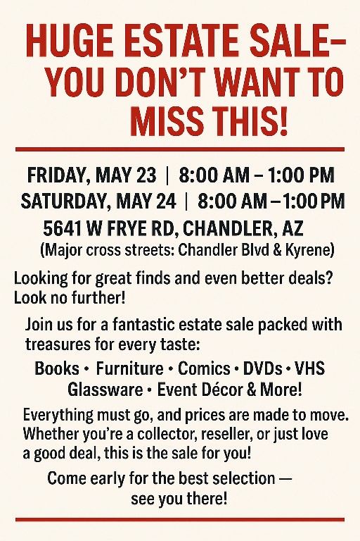 Estate SALE