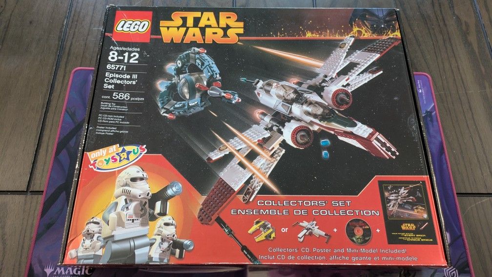 LEGO Star Wars 65771 Episode III Collectors' Set with Box, Poster, Game, and Instructions