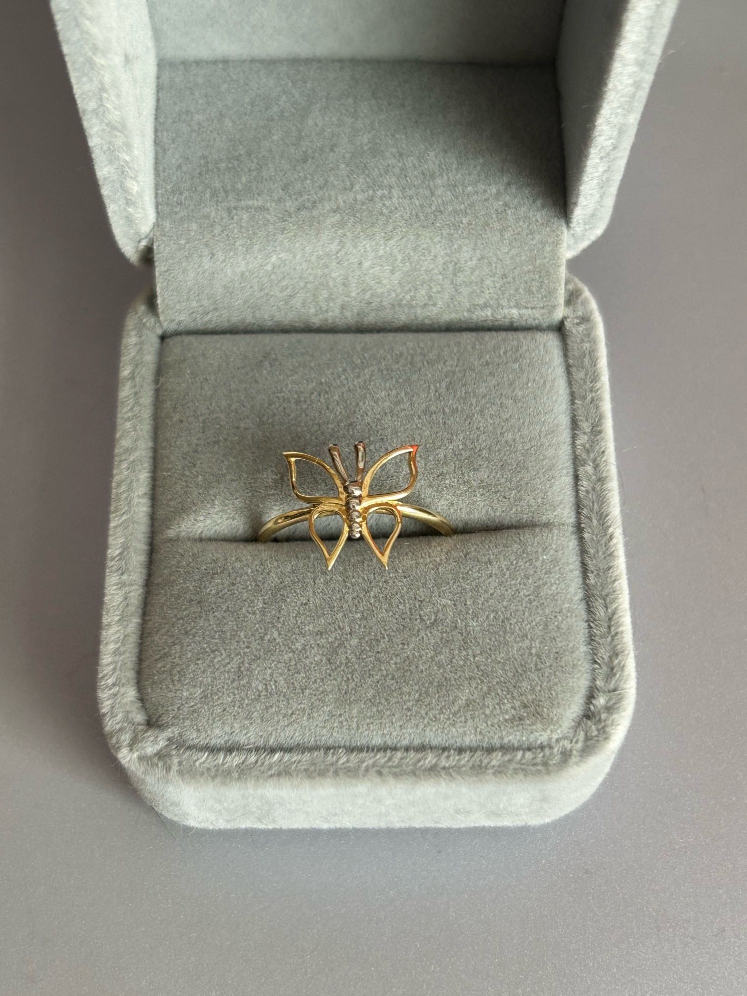 Golden Butterfly Ring