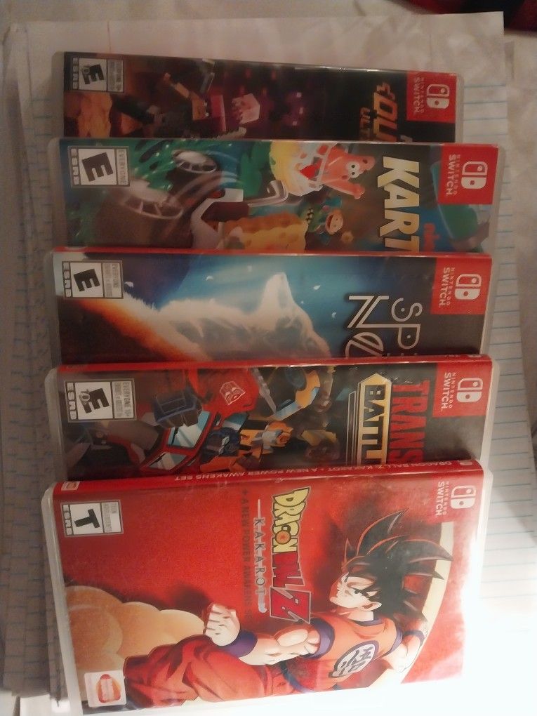 Nintendo switch games!!