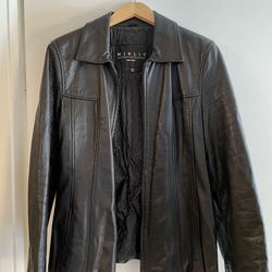 Women’s Black Leather Jacket