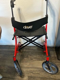 Drive Medical F-22 Tall Rollator Walker (Model: GV974RD-T