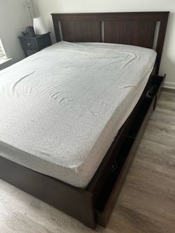 Queen IKEA Storage Bed Frame