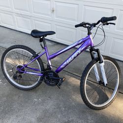 Purple Huffy Mountain Bike 