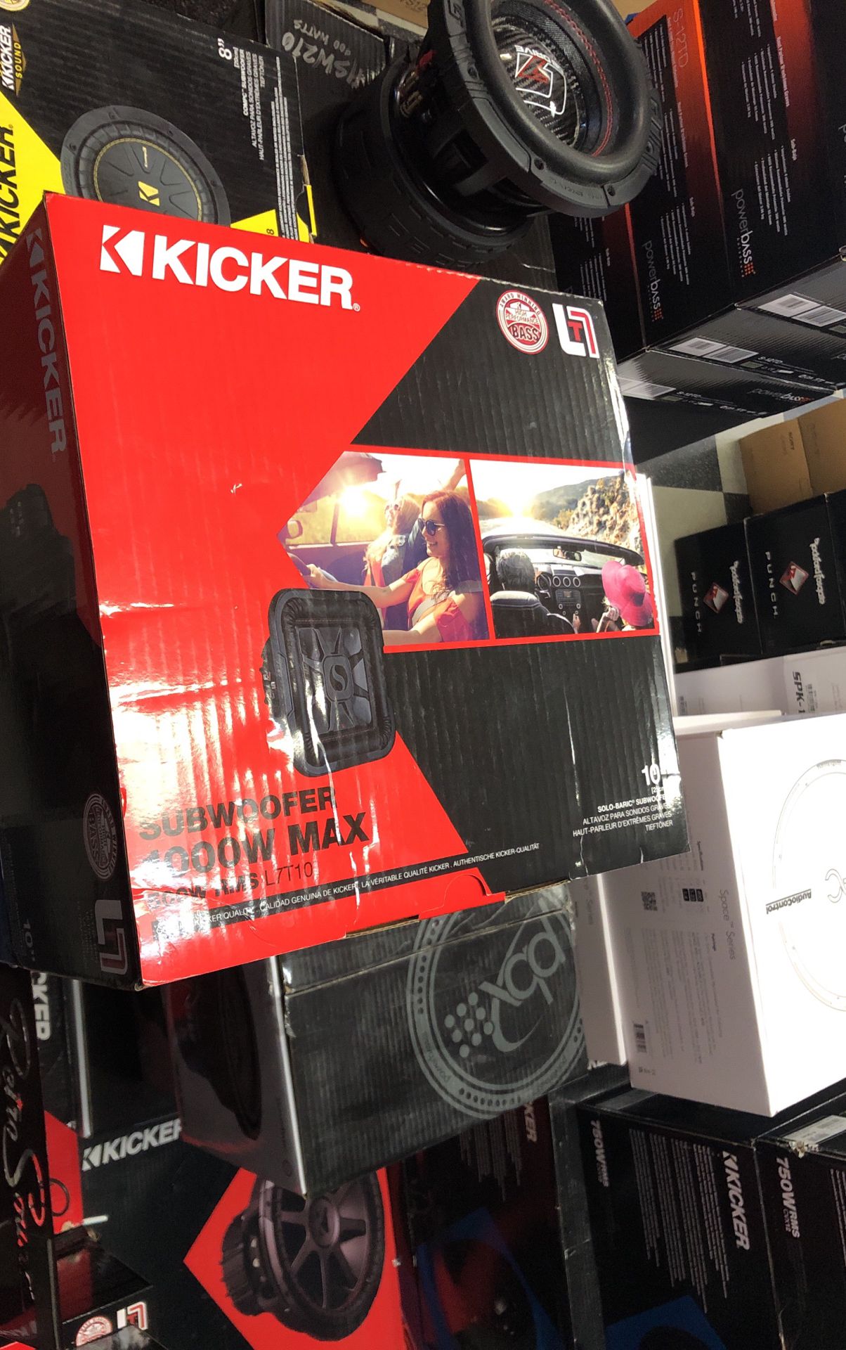 Kicker L7t10 Slim 10 Inch Subwoofer