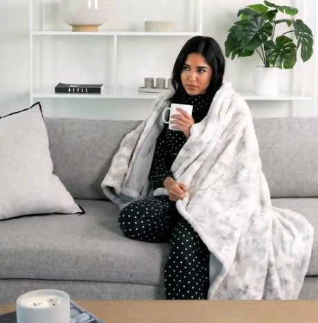 Brookstone Heated Coziest Throw
