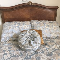 Bed and armoire antique