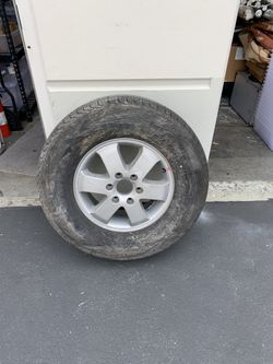 Spare Sprinter van tire