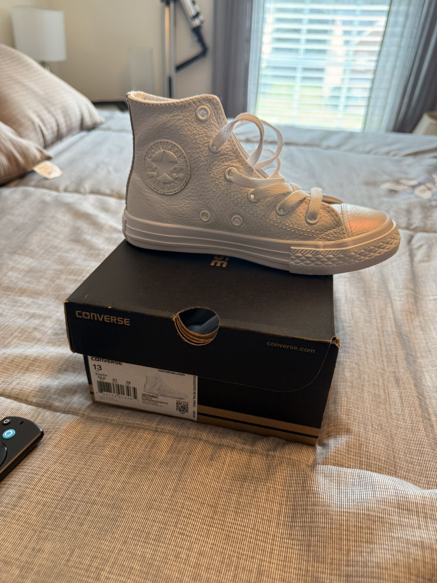 Leather Converse