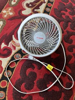 Honeywell HT-904 TurboForce Portable Fan White Adjustable Tilt, Quiet, 3 Speeds