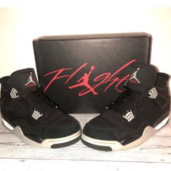 Nike Air Jordan 4 Retro SE “black Canvas” Sneakers 