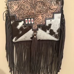 AUTHENTIC COWHIDE PURSE