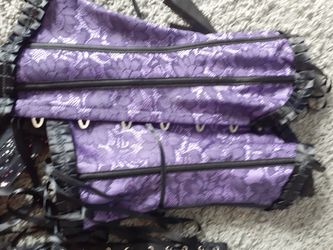 Purple corset