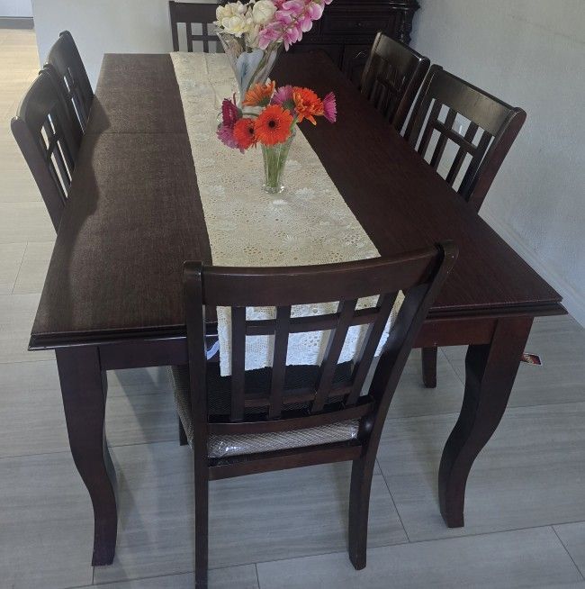 Dining Table With 6 Chairs