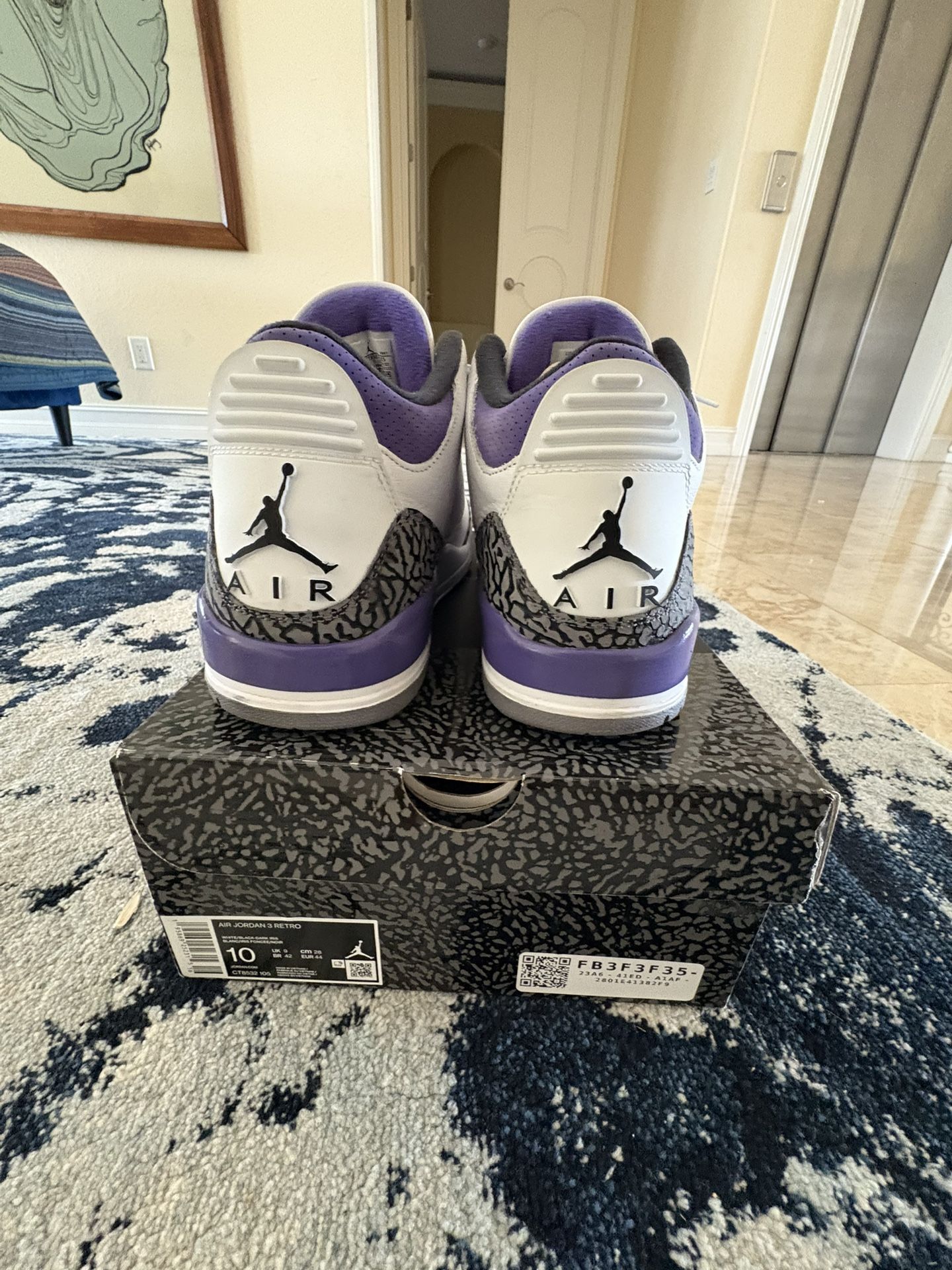 Jordan 3 retro Dark Iris