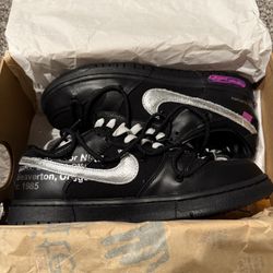 Nike x Off White Dunk Lot 50/50 Size 8.5 