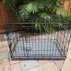 30" Wire 2 Door Dog Cage Crate- Foldable!