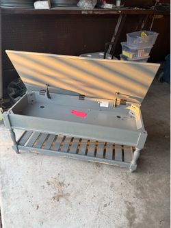 Grey coffee table