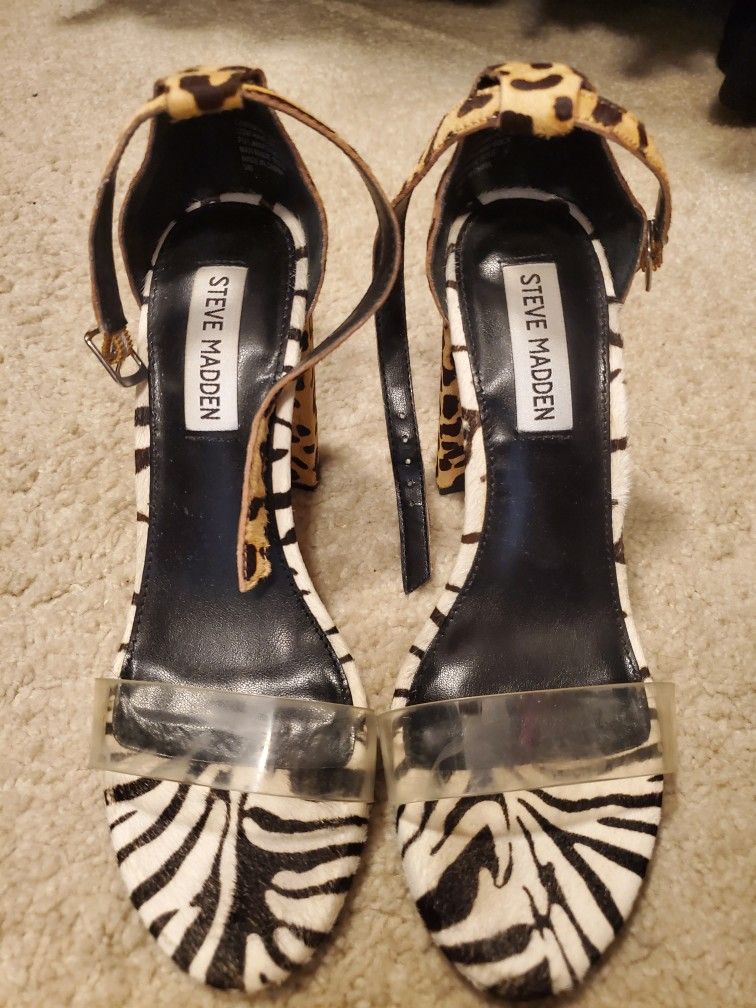 Steve Madden Animal Print Heels