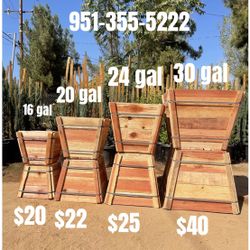 Redwood Boxes  For Sale 