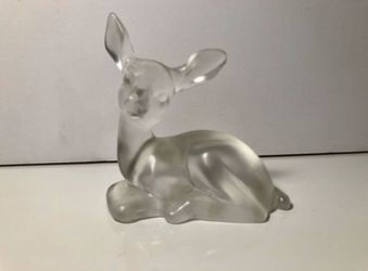 Fenton USA Fawn Deer Glass Antique Mid Century Modern Retro Decoration