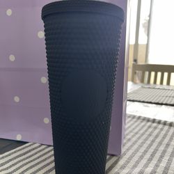 NEW MATTE BLACK STUDDED  STARBUCKS CUP  
