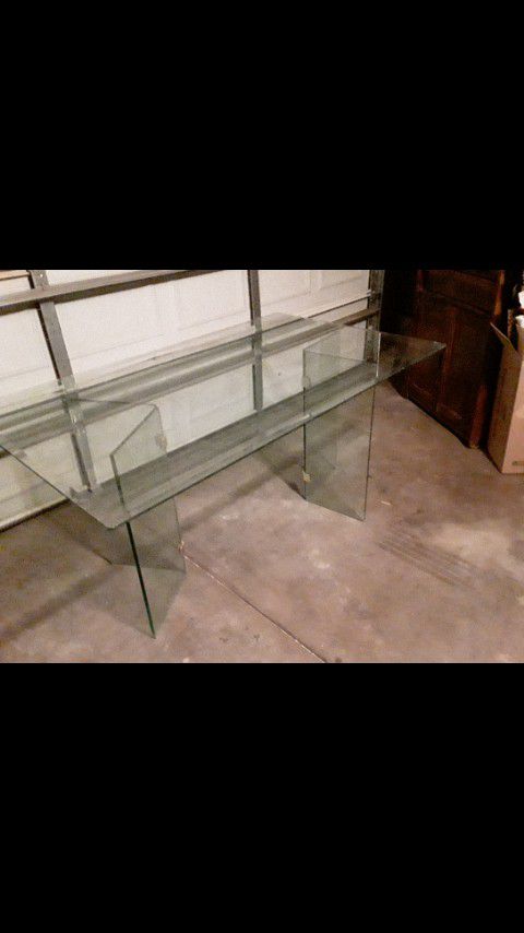 Huge Glass Table