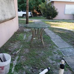Outdoor Table No Chairs Make Offer.  Thanks