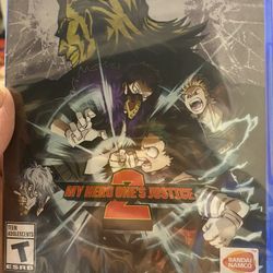 My Hero Ones Justice 2 Ps4 Brand New Factory Sealed 