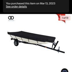 12ft Boat Cover