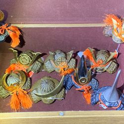 Japanese Miniature Samurai Helmet Ornaments