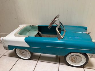 55 Chevy bel air pedal car toy car