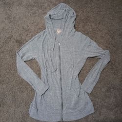 Gray Zip Up Hoodie 