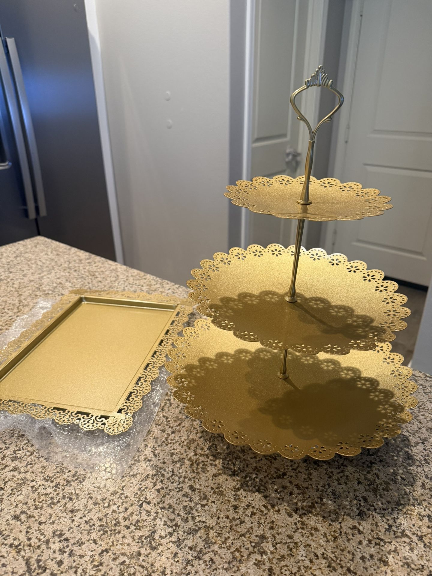 5 Piece Gold Luxury Candy Table Set