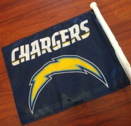 San Diego Chargers NFL Car Flag