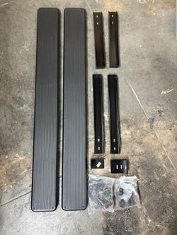 1980 To 1996 Ford Bronco 6 Inch Black Running Boards Side Steps Estribos Escalones Pasos Laterales 