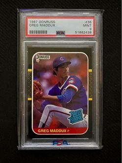 1987 Donruss Greg Maddux ( The Professor) PSA 9 Population 14,966