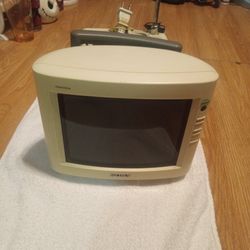 Rare 1992 Sony 1992 Trinitron Kv-8ad12 8 Inch Portable Ctr Color T.V 
