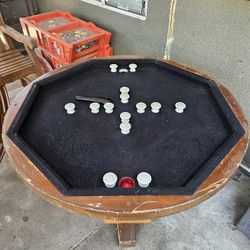 Circle Bumper Pool/poker Table