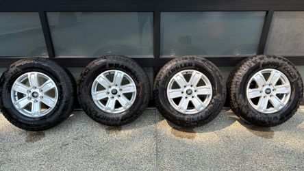 Wheels and tires of 2025 ranger