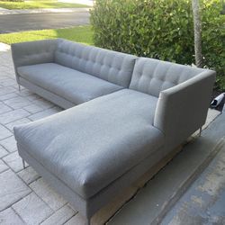 Crate & Barrel Brand New Couch/Sofa/Chase