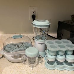 baby blender and steamer bundle 