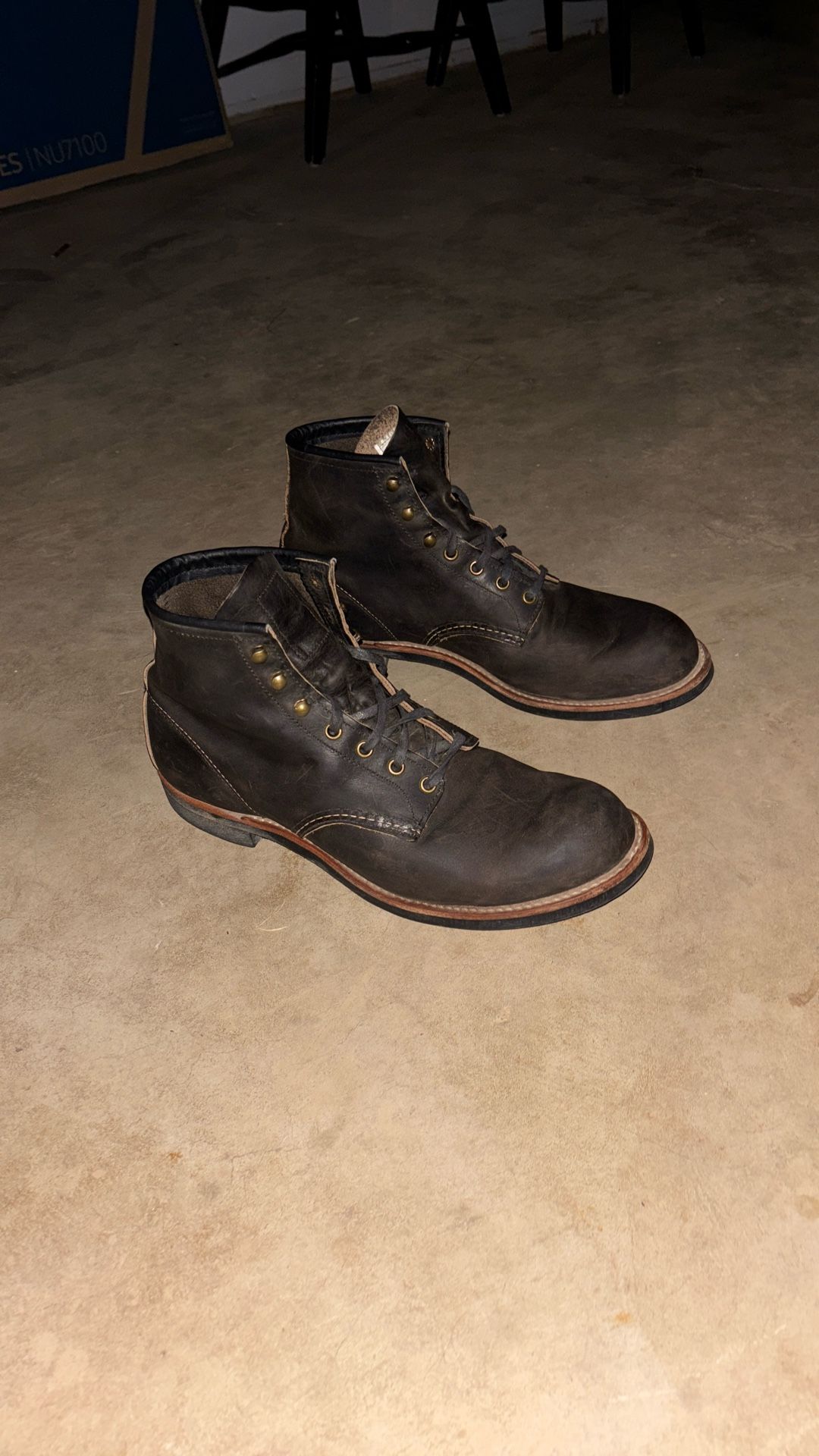 Red Wing 3341 Blacksmith Charcoal Rough & Tough Boots size 10.5D