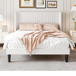 Full Size Velvet Bed Frame 